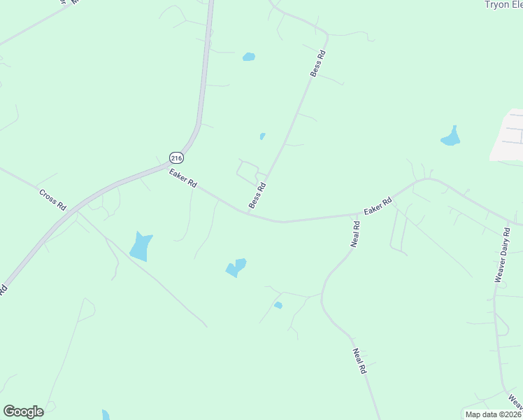 map of restaurants, bars, coffee shops, grocery stores, and more near 447 Eaker Road in Bessemer City