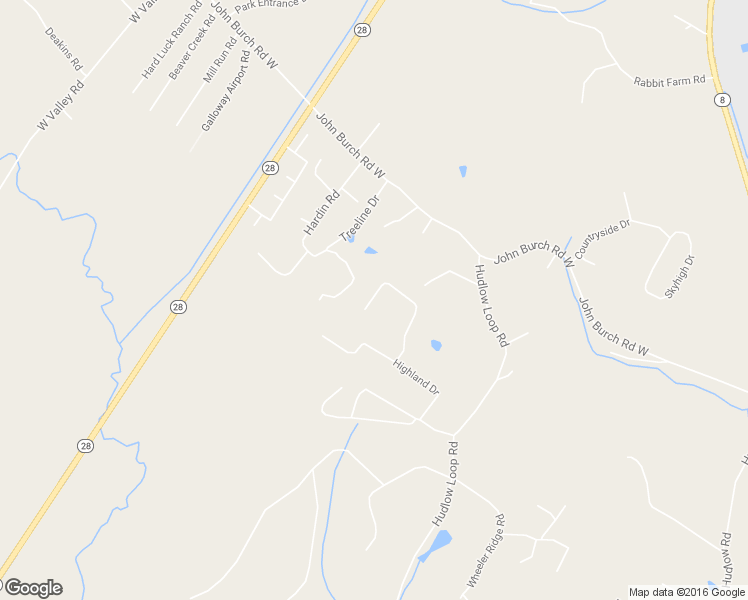 map of restaurants, bars, coffee shops, grocery stores, and more near 294 Highland Drive in Dunlap