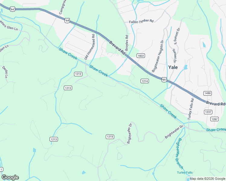 map of restaurants, bars, coffee shops, grocery stores, and more near 97 Yale Road in Hendersonville