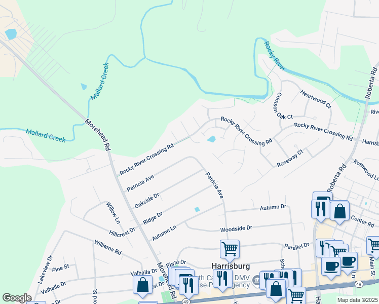 map of restaurants, bars, coffee shops, grocery stores, and more near 905 Patricia Avenue in Harrisburg