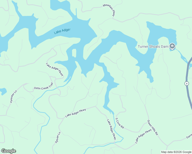 map of restaurants, bars, coffee shops, grocery stores, and more near 434 South Pointe Road in Mill Spring