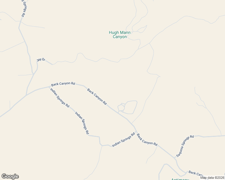 map of restaurants, bars, coffee shops, grocery stores, and more near 12955 Back Canyon Road in Kern County