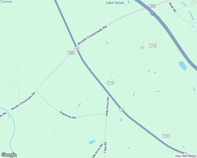 map of restaurants, bars, coffee shops, grocery stores, and more near 6033 North Carolina 50 in Benson