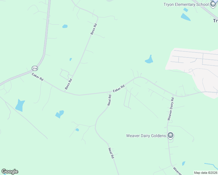 map of restaurants, bars, coffee shops, grocery stores, and more near 433 Eaker Road in Bessemer City