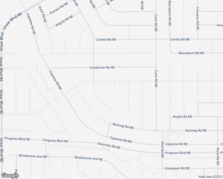 map of restaurants, bars, coffee shops, grocery stores, and more near 3910 Villa Way Southeast in Rio Rancho