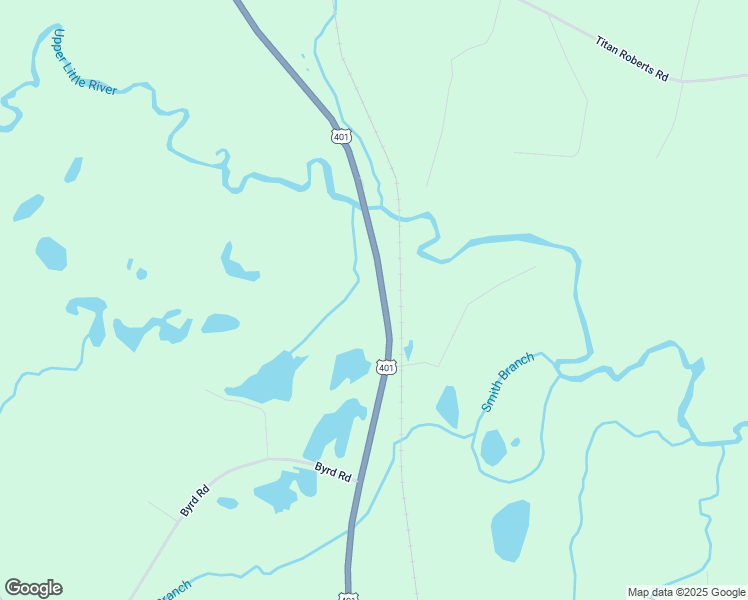 map of restaurants, bars, coffee shops, grocery stores, and more near 5268 U.S. 401 in Bunnlevel
