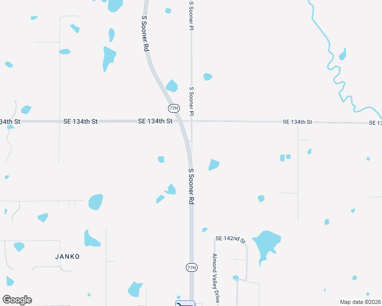map of restaurants, bars, coffee shops, grocery stores, and more near 13700 South Sooner Road in Oklahoma City
