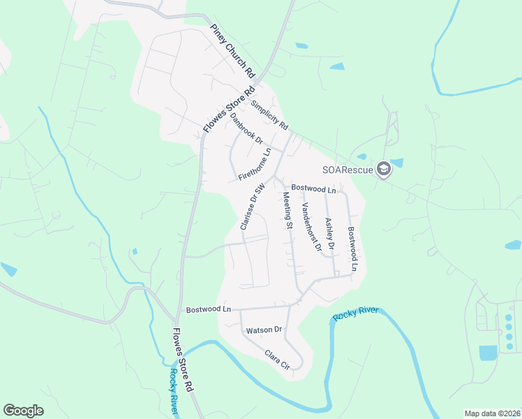 map of restaurants, bars, coffee shops, grocery stores, and more near 6031 Firethorne Lane in Concord