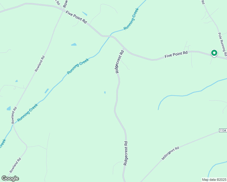 map of restaurants, bars, coffee shops, grocery stores, and more near 24923 Ridgecrest Road in Locust