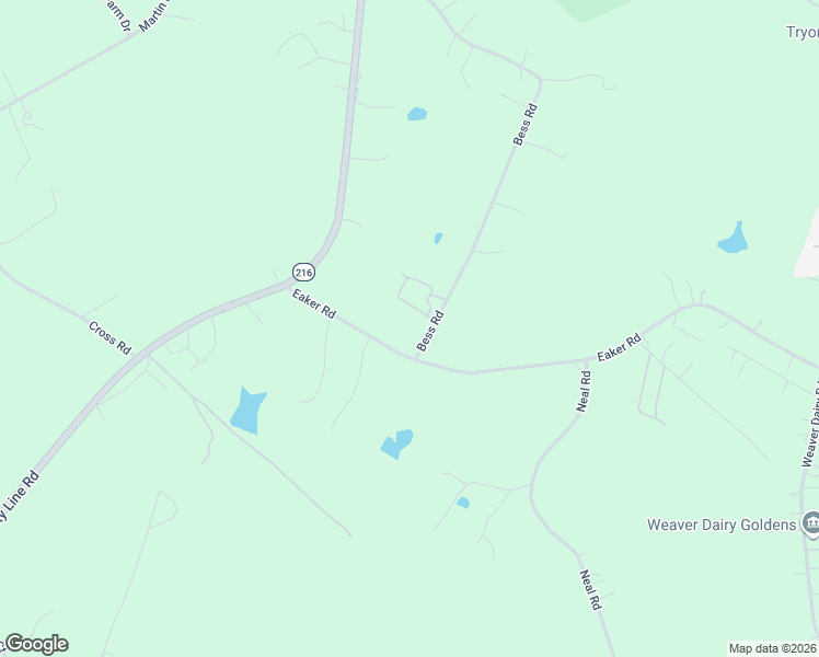 map of restaurants, bars, coffee shops, grocery stores, and more near 117 Bess Road in Bessemer City