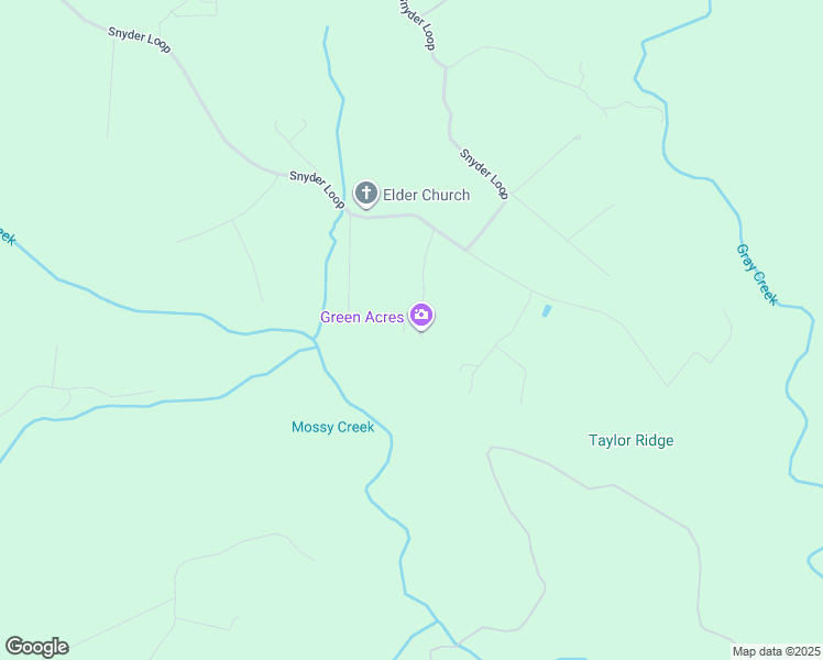 map of restaurants, bars, coffee shops, grocery stores, and more near 167 Green Acres Road in Graysville