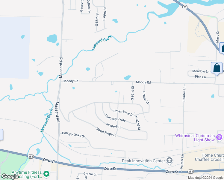 map of restaurants, bars, coffee shops, grocery stores, and more near Fort Smith Railroad in Sebastian County