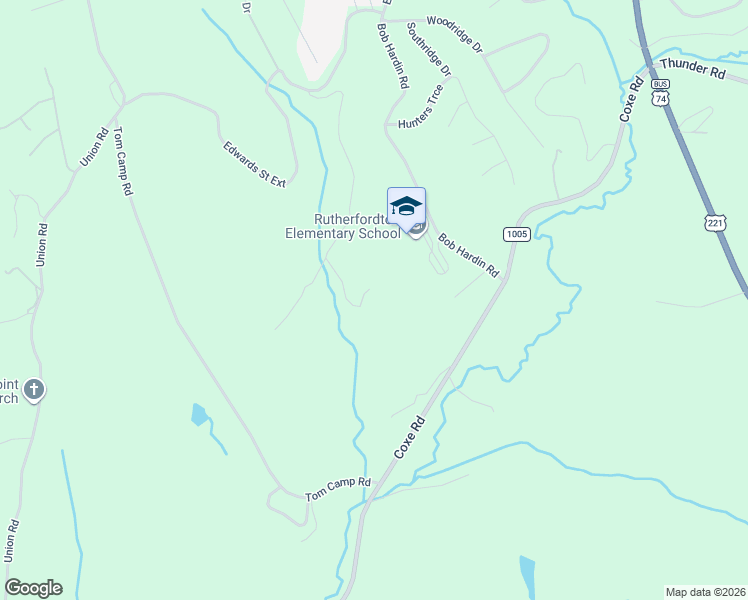 map of restaurants, bars, coffee shops, grocery stores, and more near 229 Kelsey Lane in Rutherfordton