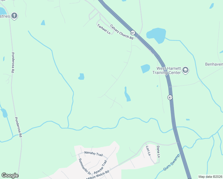 map of restaurants, bars, coffee shops, grocery stores, and more near 425 Cypress Creek Farm Road in Sanford