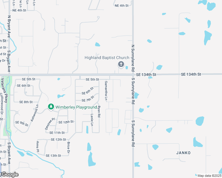 map of restaurants, bars, coffee shops, grocery stores, and more near 705 Lindsey Lane in Moore