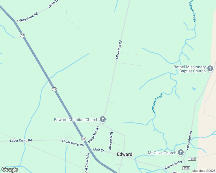map of restaurants, bars, coffee shops, grocery stores, and more near 451 Minor Run Road in Edward