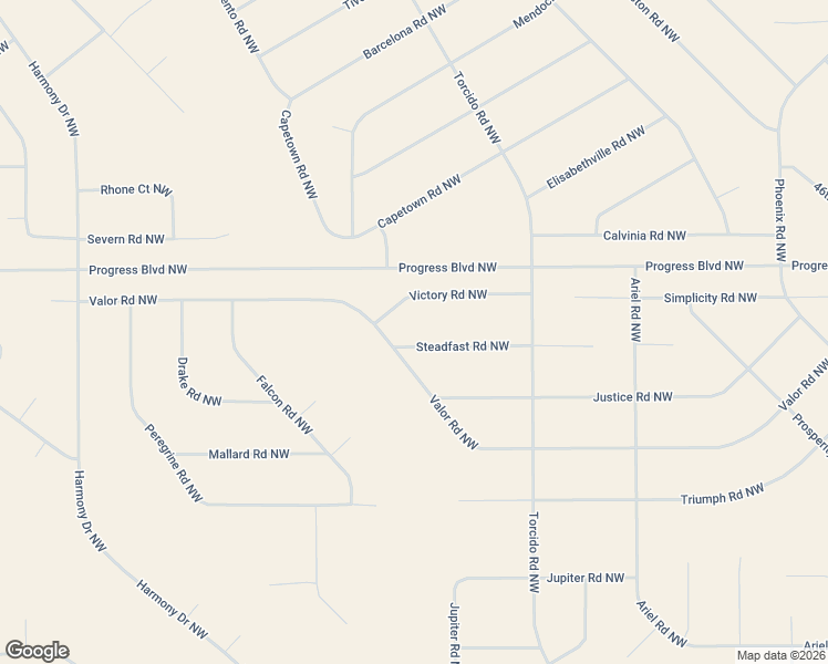 map of restaurants, bars, coffee shops, grocery stores, and more near Steadfast Road Northwest in Rio Rancho
