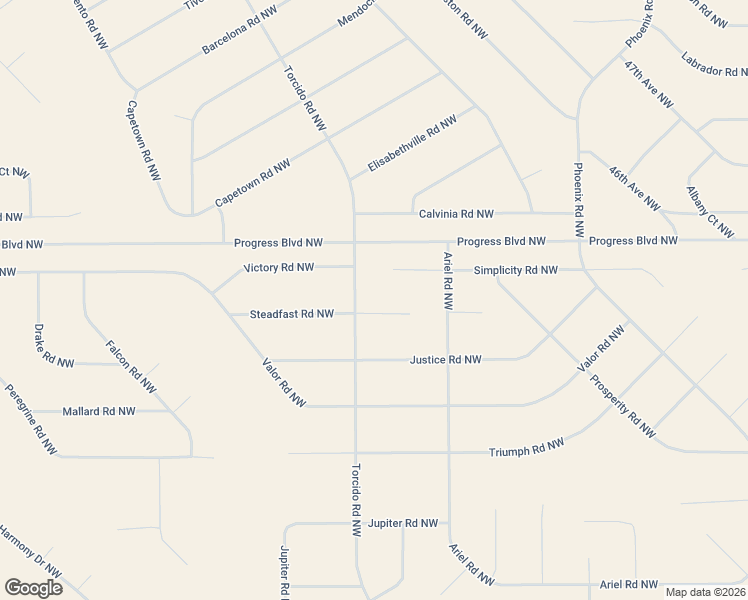map of restaurants, bars, coffee shops, grocery stores, and more near Steadfast Court Northwest in Rio Rancho