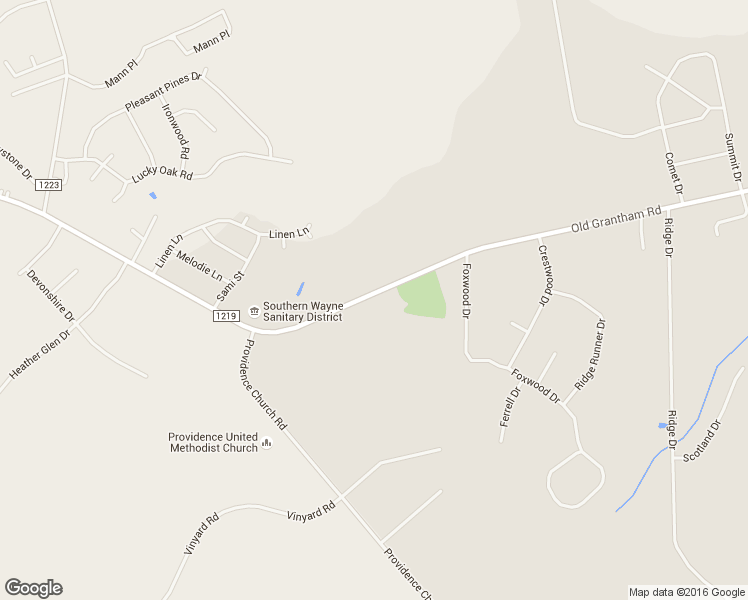 map of restaurants, bars, coffee shops, grocery stores, and more near 1233 Old Grantham Road in Goldsboro