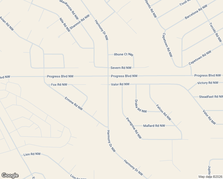 map of restaurants, bars, coffee shops, grocery stores, and more near Harmony Drive Northwest in Rio Rancho