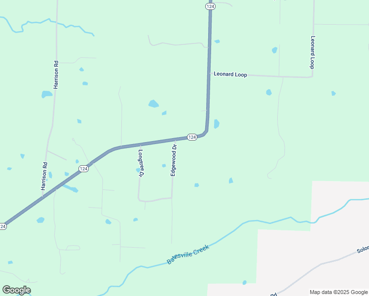 map of restaurants, bars, coffee shops, grocery stores, and more near 1 State Highway 124 Edgewo in Greenbrier
