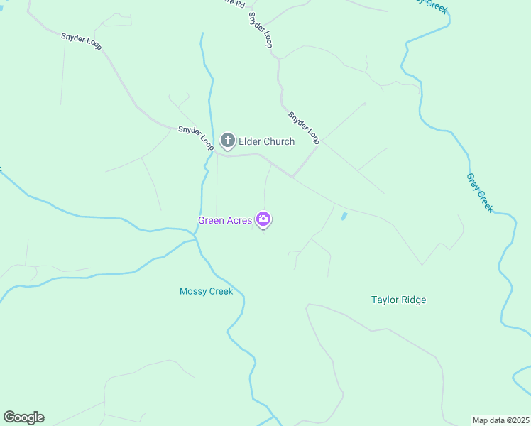map of restaurants, bars, coffee shops, grocery stores, and more near 167 Green Acres Road in Graysville