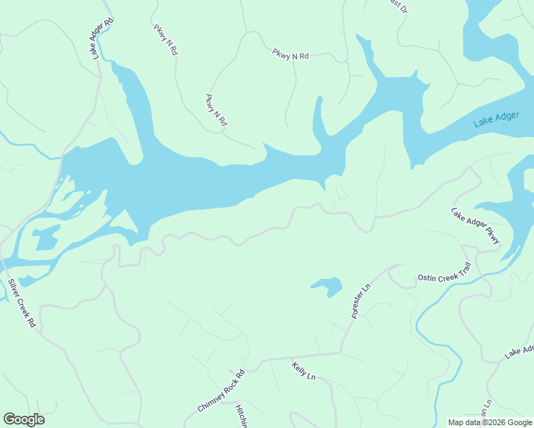 map of restaurants, bars, coffee shops, grocery stores, and more near 3125 Lake Adger Parkway in Mill Spring