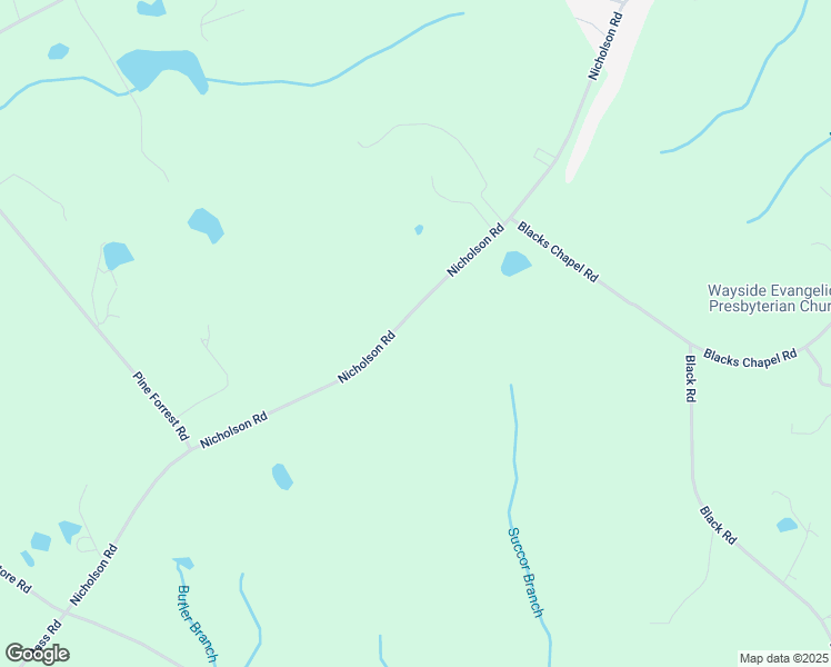 map of restaurants, bars, coffee shops, grocery stores, and more near 3417 Nicholson Road in Cameron