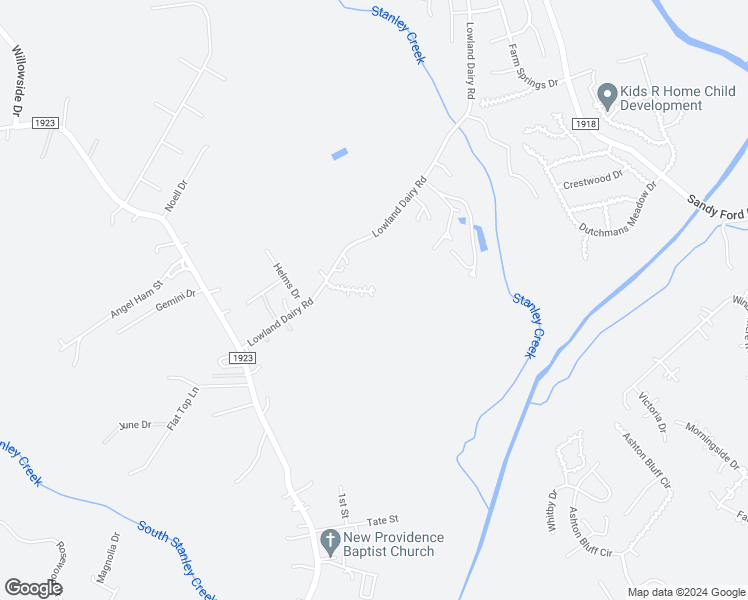 map of restaurants, bars, coffee shops, grocery stores, and more near 2012 Grandhaven Drive in Mount Holly