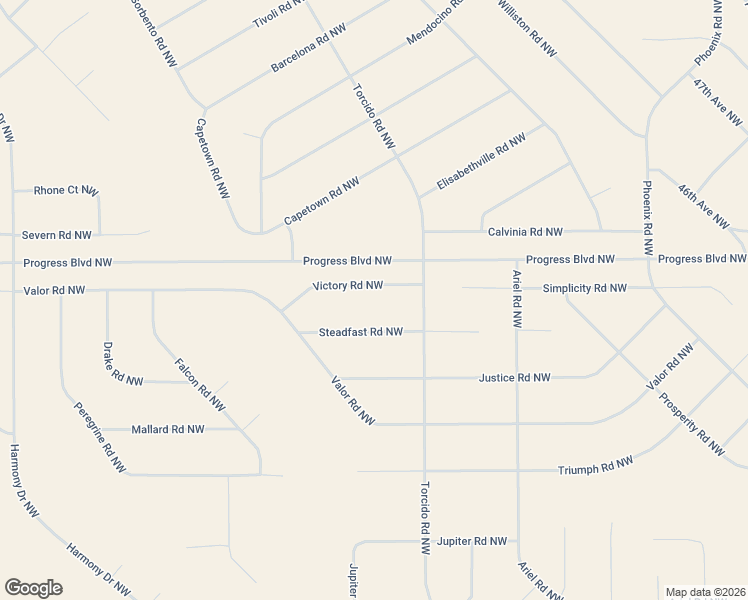 map of restaurants, bars, coffee shops, grocery stores, and more near Victory Road Northwest in Rio Rancho