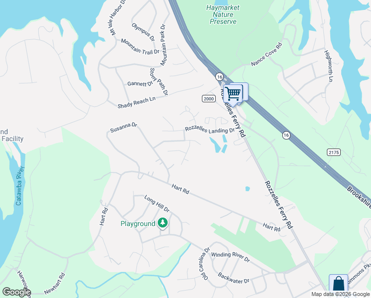 map of restaurants, bars, coffee shops, grocery stores, and more near in Charlotte