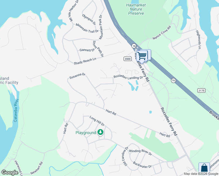 map of restaurants, bars, coffee shops, grocery stores, and more near in Charlotte