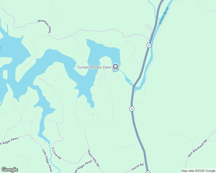 map of restaurants, bars, coffee shops, grocery stores, and more near 836 Hawk Ridge Drive in Mill Spring