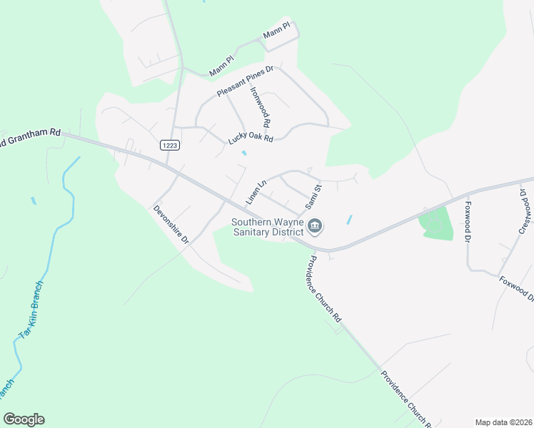 map of restaurants, bars, coffee shops, grocery stores, and more near 110 Melodie Lane in Goldsboro