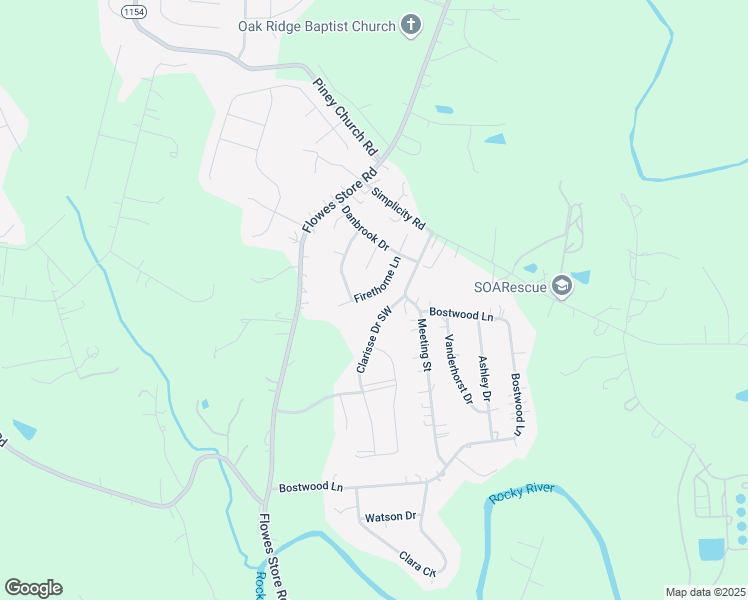 map of restaurants, bars, coffee shops, grocery stores, and more near 6010 Firethorne Lane in Concord