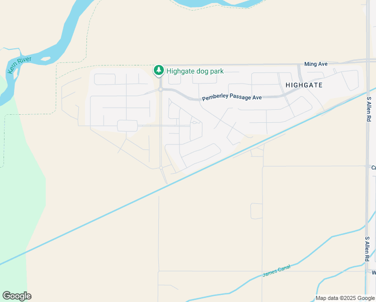 map of restaurants, bars, coffee shops, grocery stores, and more near 14208 Boon Way in Bakersfield