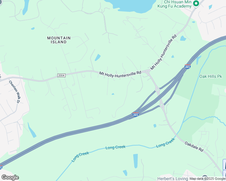 map of restaurants, bars, coffee shops, grocery stores, and more near 5718 Mount Holly-Huntersville Road in Charlotte