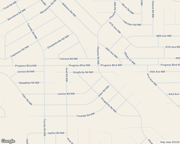 map of restaurants, bars, coffee shops, grocery stores, and more near Simplicity Road Northwest in Rio Rancho