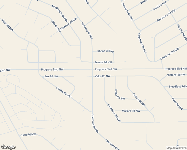 map of restaurants, bars, coffee shops, grocery stores, and more near Harmony Drive Northwest in Rio Rancho