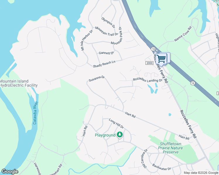 map of restaurants, bars, coffee shops, grocery stores, and more near in Charlotte