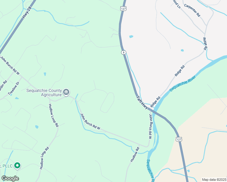 map of restaurants, bars, coffee shops, grocery stores, and more near 41 Skyhigh Drive in Dunlap