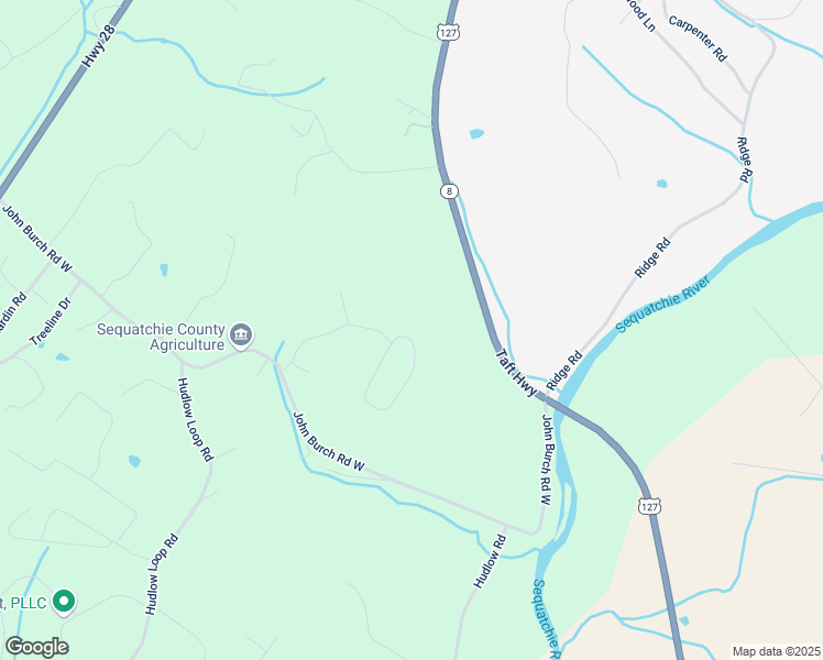 map of restaurants, bars, coffee shops, grocery stores, and more near 41 Skyhigh Drive in Dunlap
