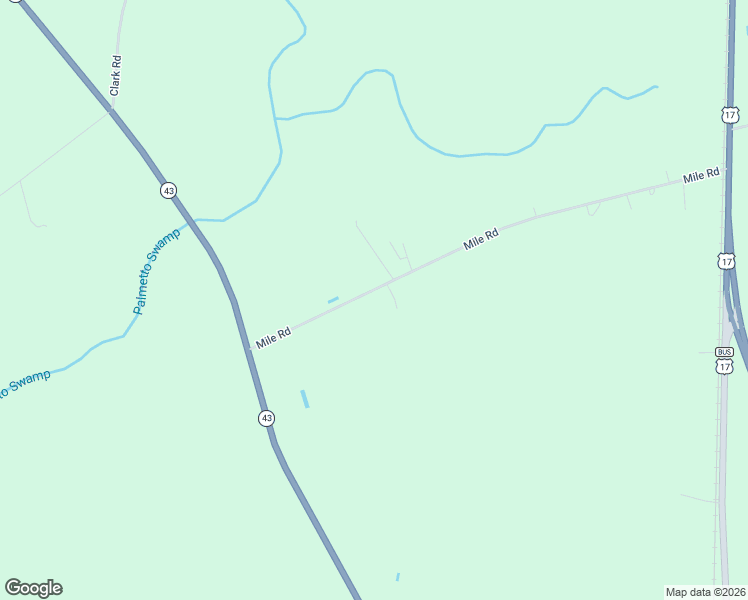 map of restaurants, bars, coffee shops, grocery stores, and more near 635 Mile Road in Vanceboro