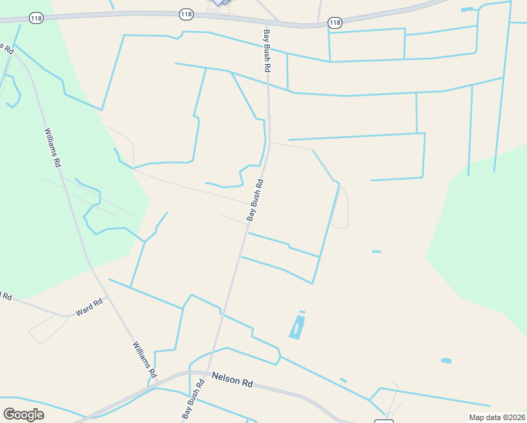 map of restaurants, bars, coffee shops, grocery stores, and more near 425 Bay Bush Road in Vanceboro