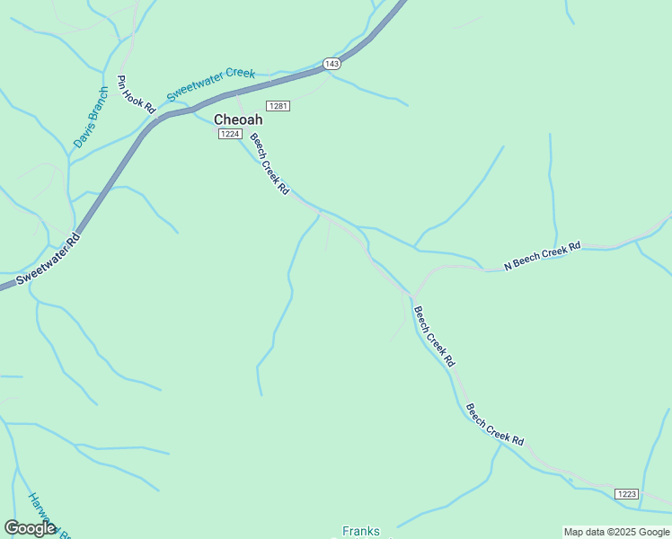 map of restaurants, bars, coffee shops, grocery stores, and more near 590 Beech Creek Road in Robbinsville