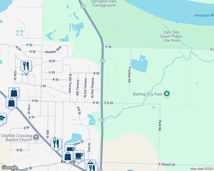 Springhill Road, Barling AR Walk Score
