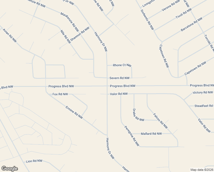 map of restaurants, bars, coffee shops, grocery stores, and more near Harmony Drive Northwest in Rio Rancho