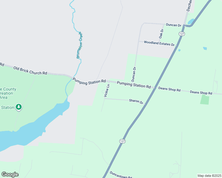 map of restaurants, bars, coffee shops, grocery stores, and more near 341 Old Brick Church Road in Estill Springs