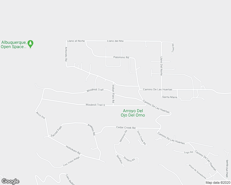map of restaurants, bars, coffee shops, grocery stores, and more near 154 Windmill Trail in Placitas