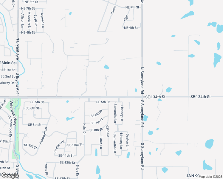 map of restaurants, bars, coffee shops, grocery stores, and more near 3401 Southeast 4th Street in Moore